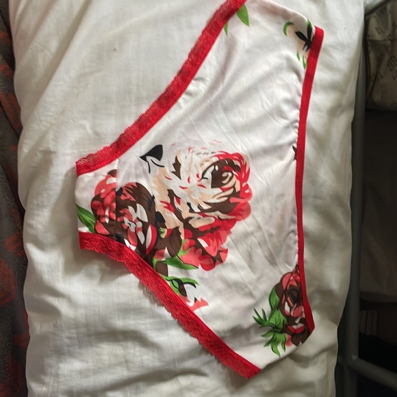 Red and white Tracy panties - Picture 2 of 2